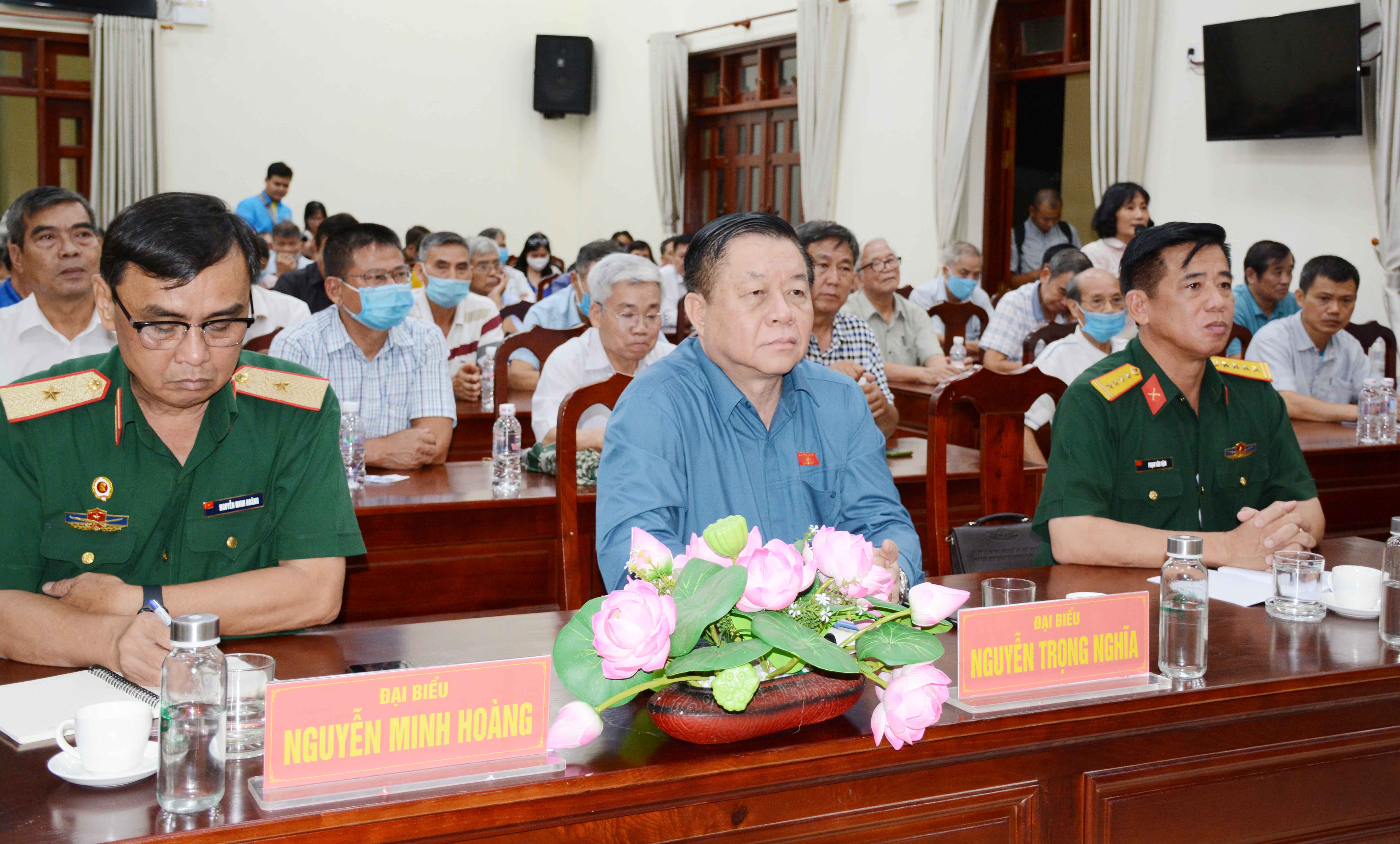 100% cử tri nơi cư trú thống nhất giới thiệu đồng chí Nguyễn Trọng Nghĩa ứng cử đại biểu Quốc hội khóa XV